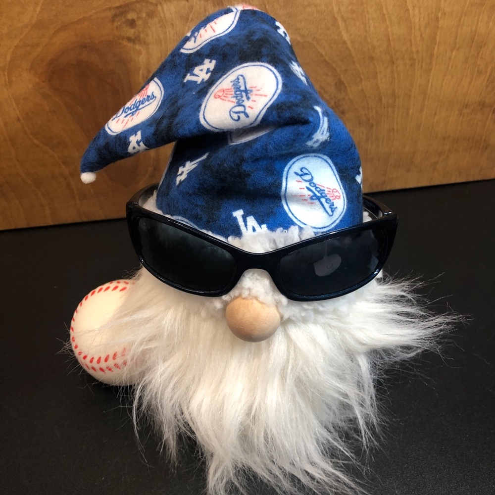 LA Dodgers Gnome MLB Baseball Sports Fan